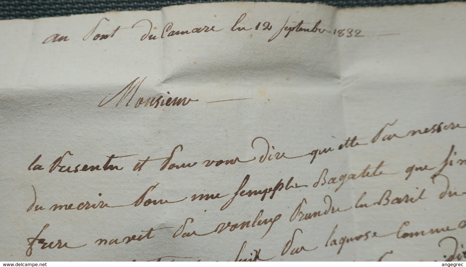 Lettre De  St Affrique Aveyron 1832 Pour Alby - 1801-1848: Précurseurs XIX