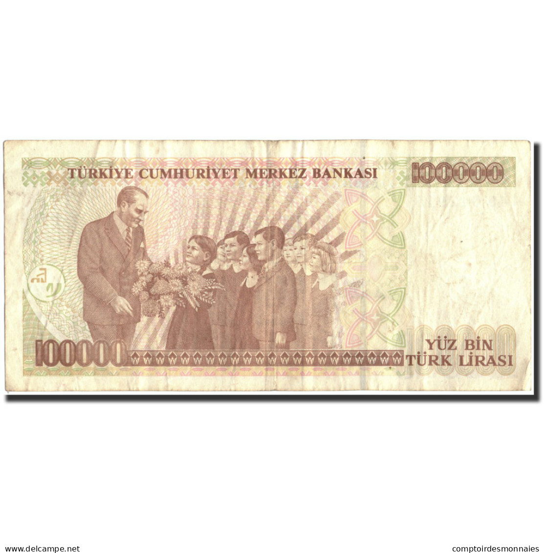 Billet, Turquie, 100,000 Lira, 1970, 1970, KM:205, TB - Turchia