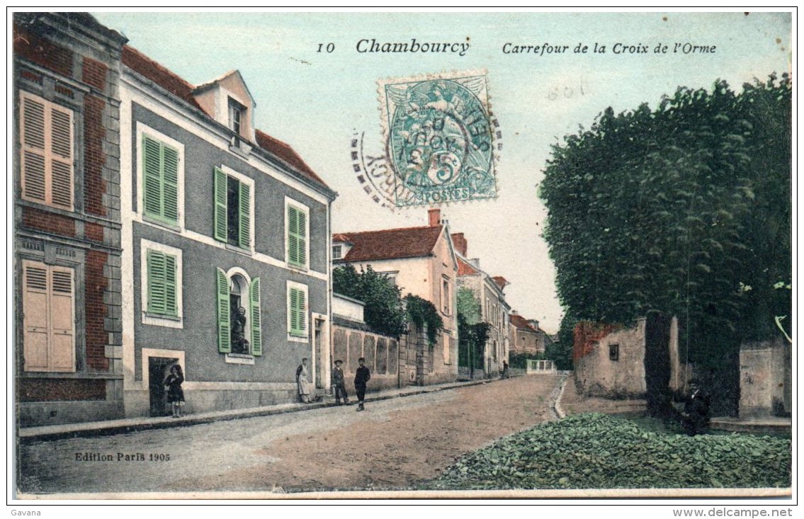 78 CHAMBOURCY - Carrefour De La Croix De L'Orme   (Recto/Verso) - Chambourcy