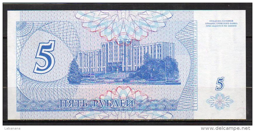 537-Transnistria Billet De 5 Roubles 1994 Ab241 - Autres - Europe