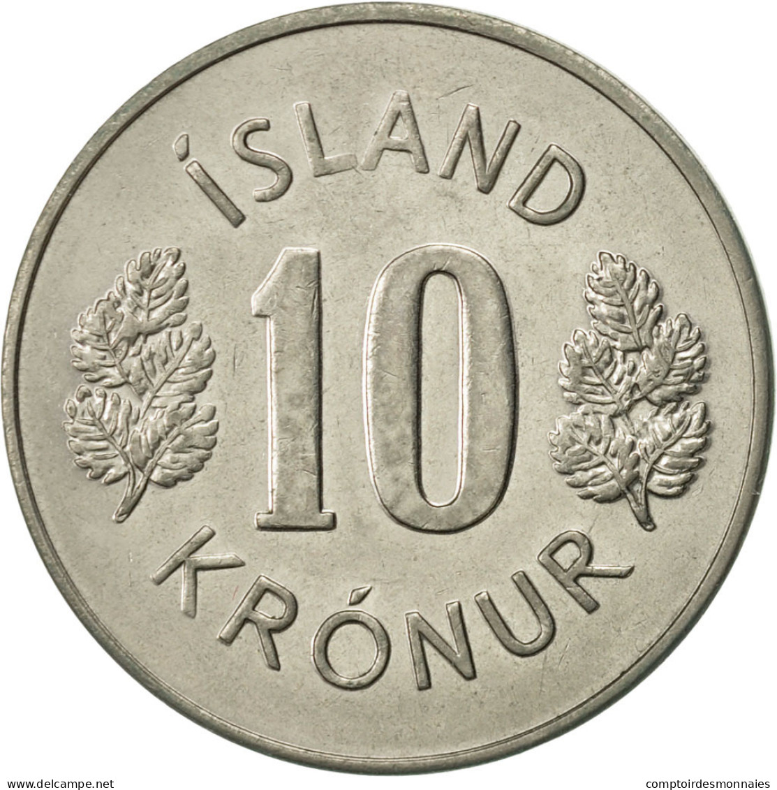 Monnaie, Iceland, 10 Kronur, 1978, SUP, Copper-nickel, KM:15 - Island