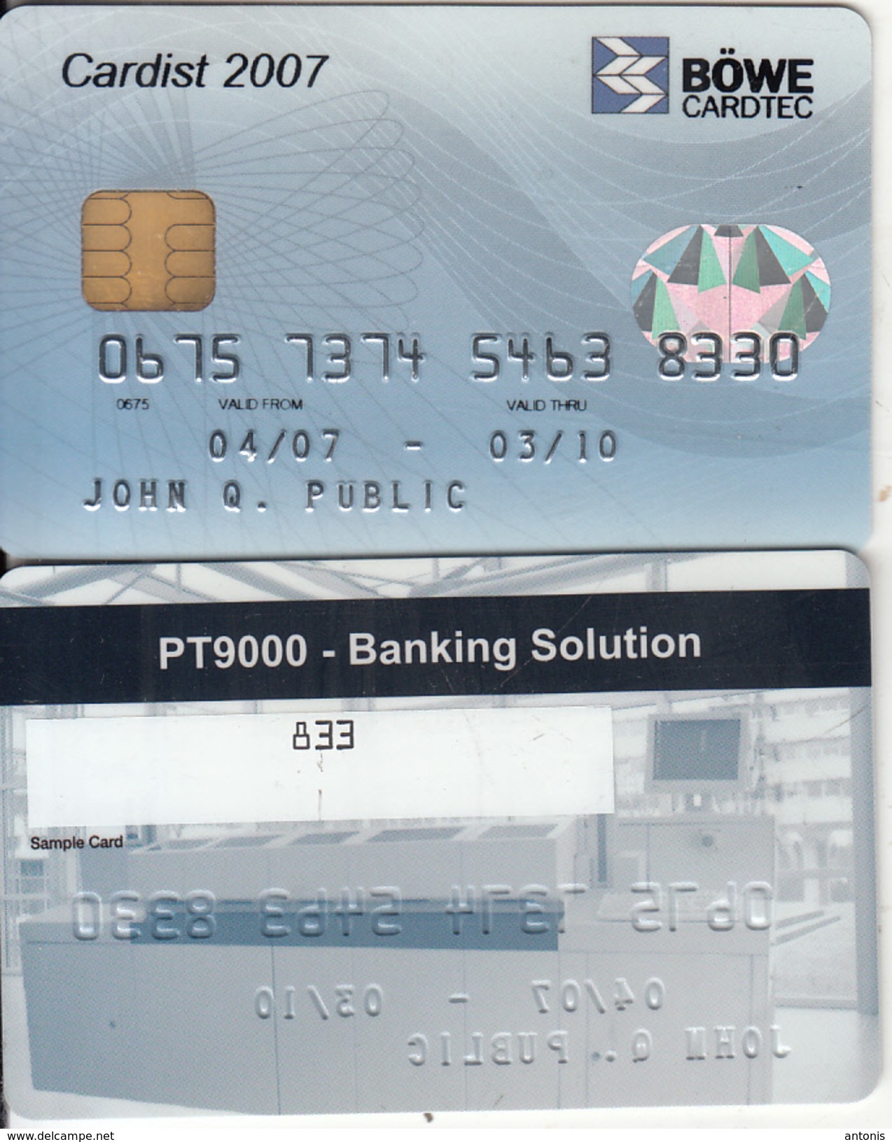 GERMANY - Cardist 2007, Banking Solution, Bowe Sample - Geldkarten (Ablauf Min. 10 Jahre)