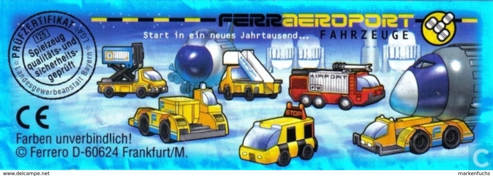 Ferraeroport Fahrzeuge 2000 / Vorfeldfahrzeug + BPZ - Ü-Ei