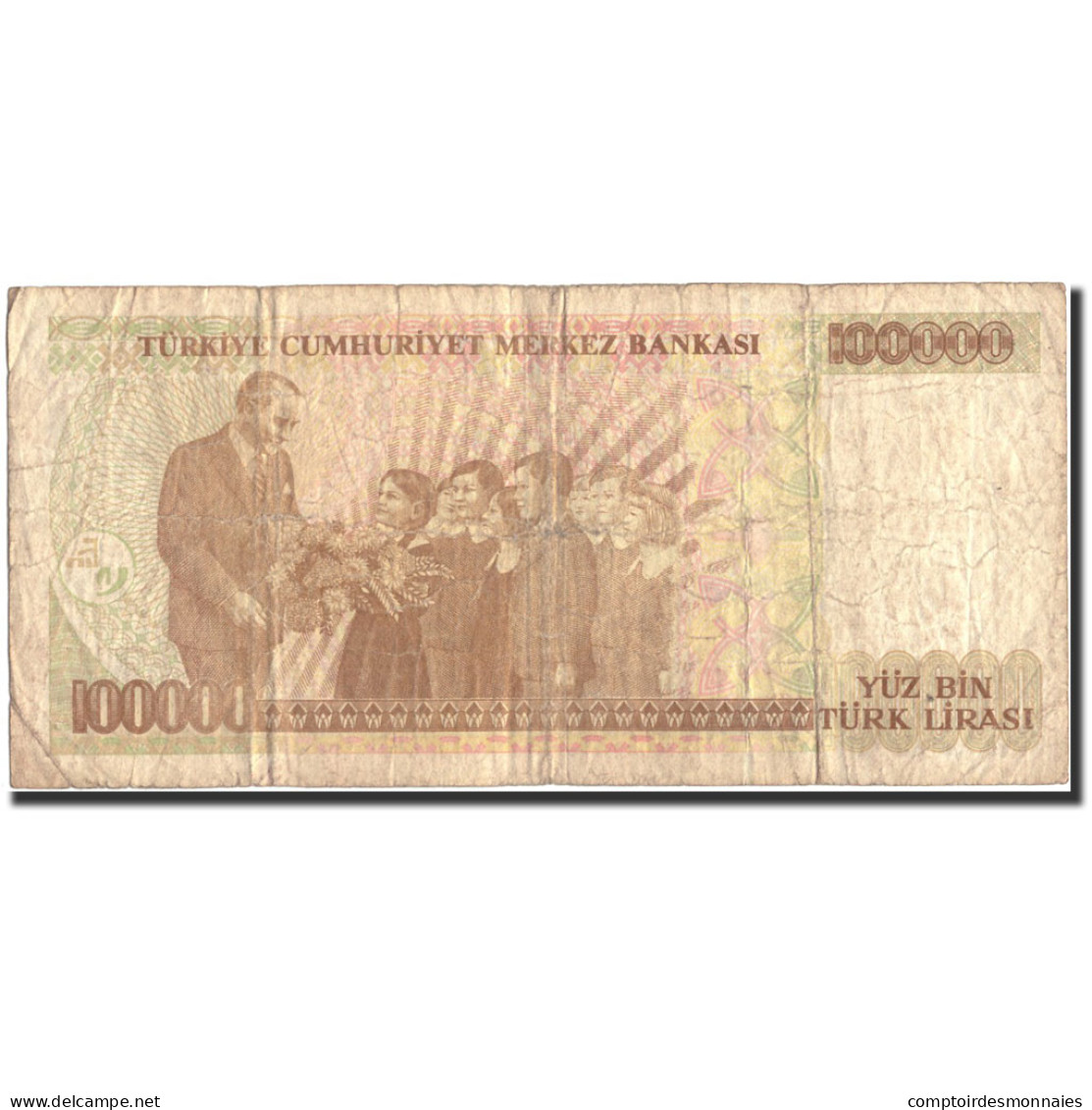 Billet, Turquie, 100,000 Lira, 1970, 1970-10-14, KM:205, B - Turquie