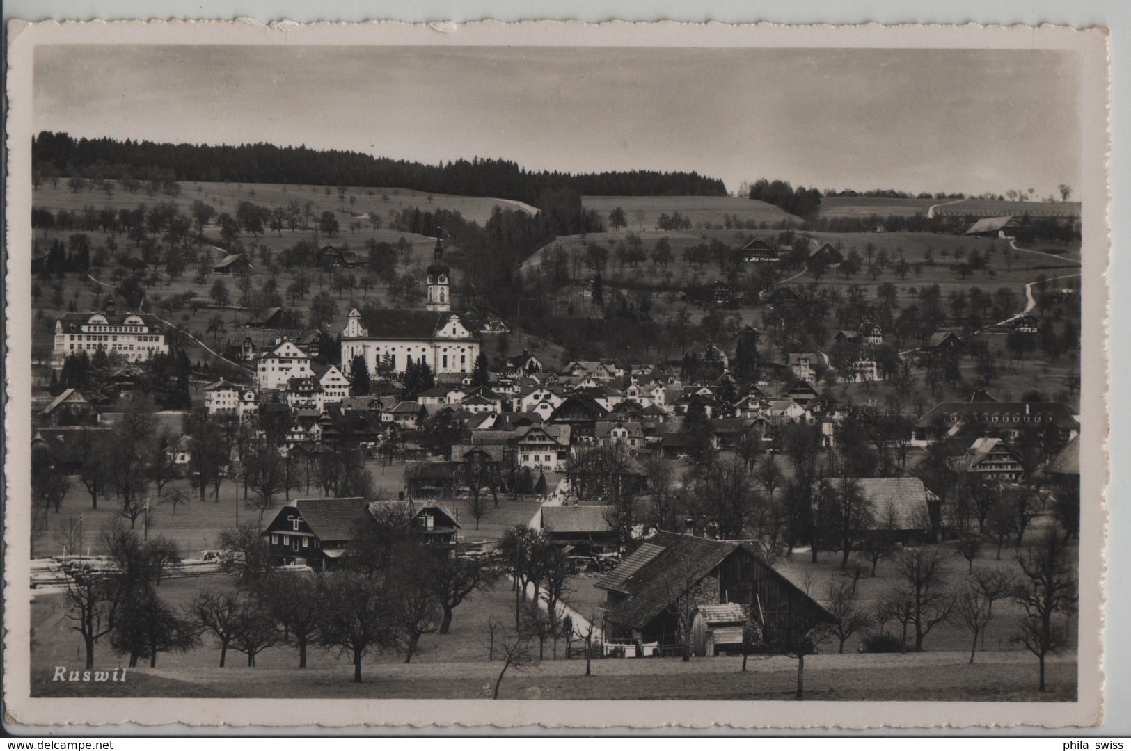 Ruswil - Generalansicht - Photo: Globetrotter No. 2099 - Ruswil