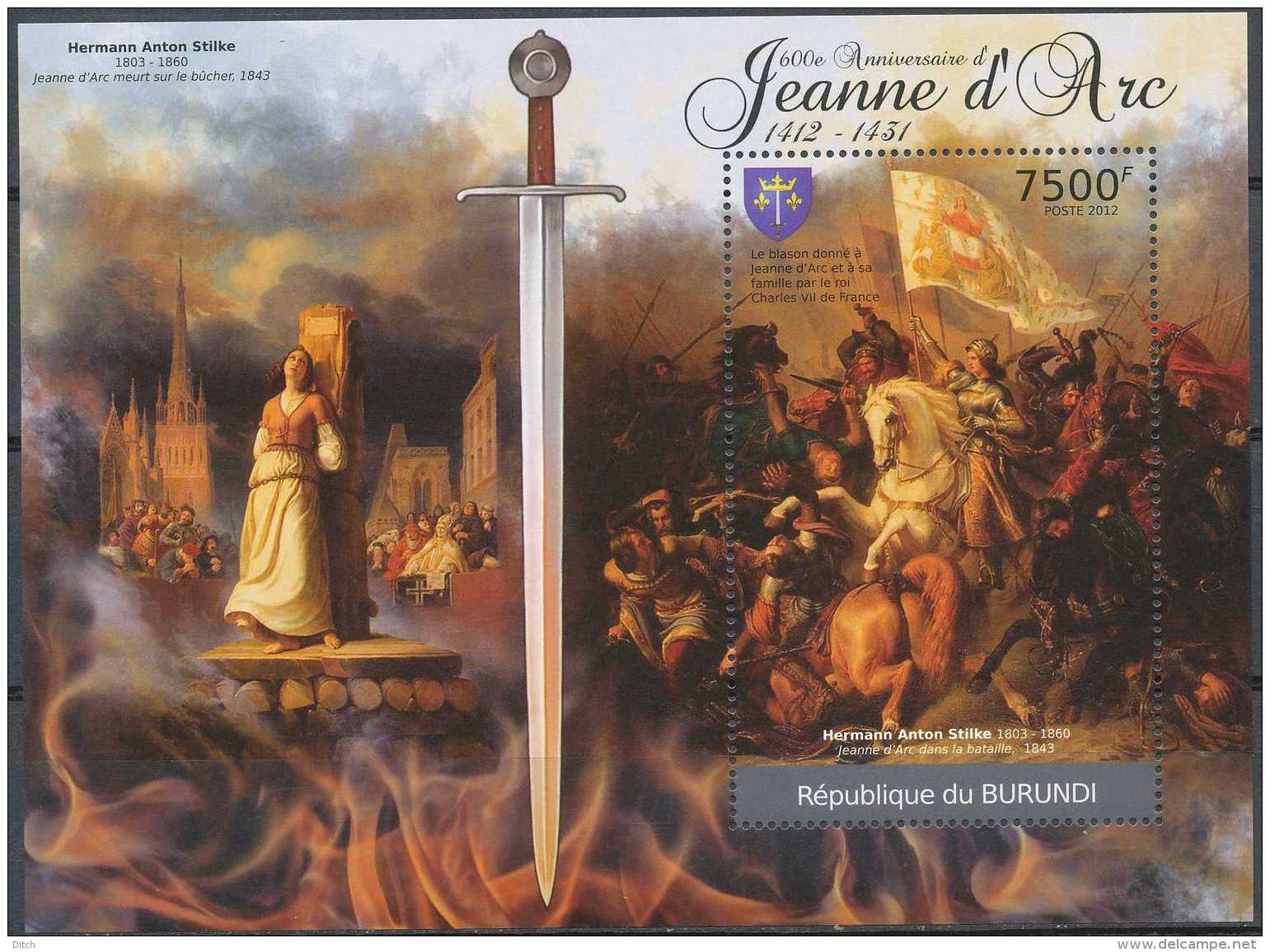 D- BL194 Yvert, Jeanne D'Arc - Neufs