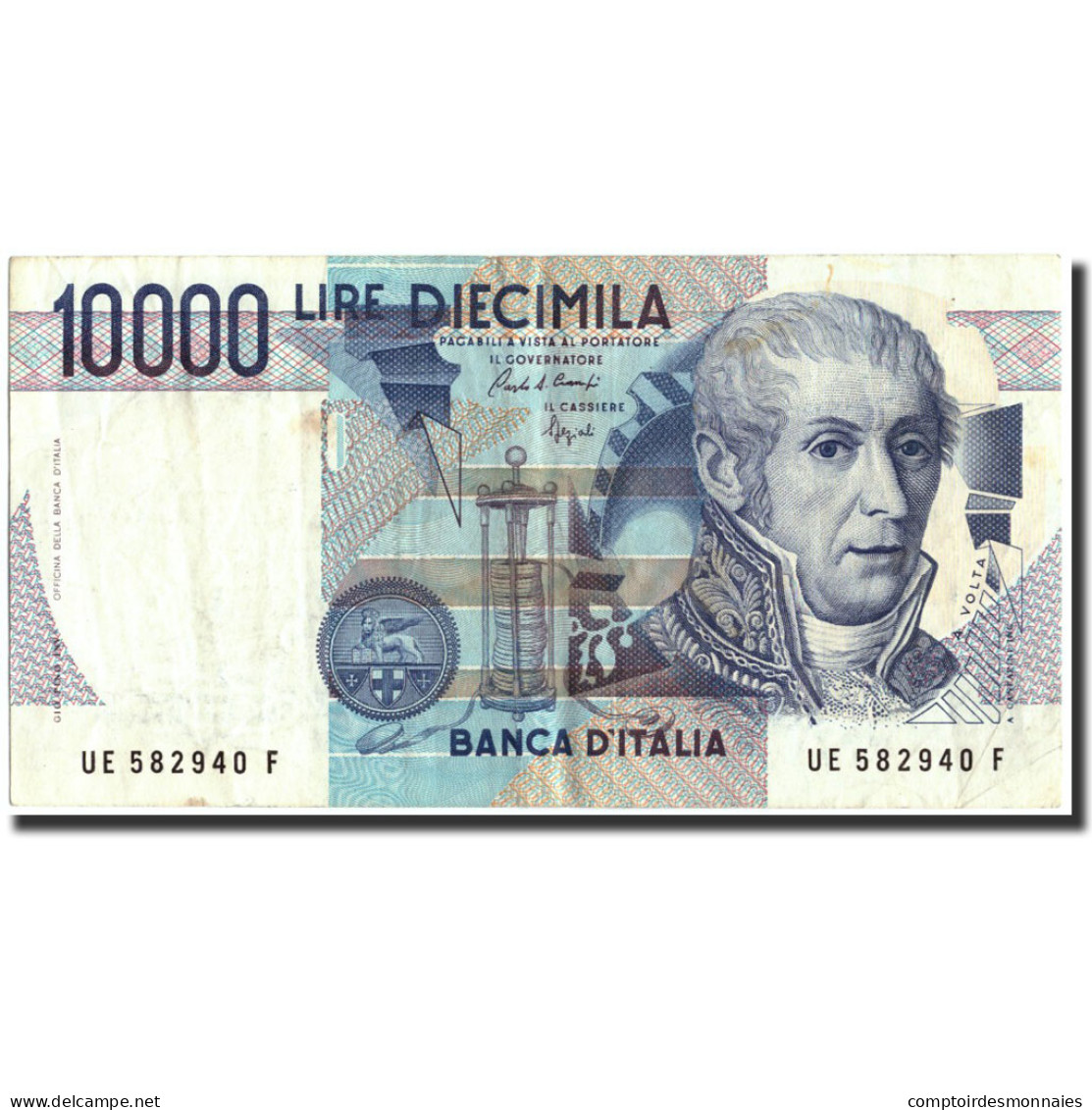 Billet, Italie, 10,000 Lire, 1984, 1984-09-03, KM:112b, TTB+ - 10000 Lire