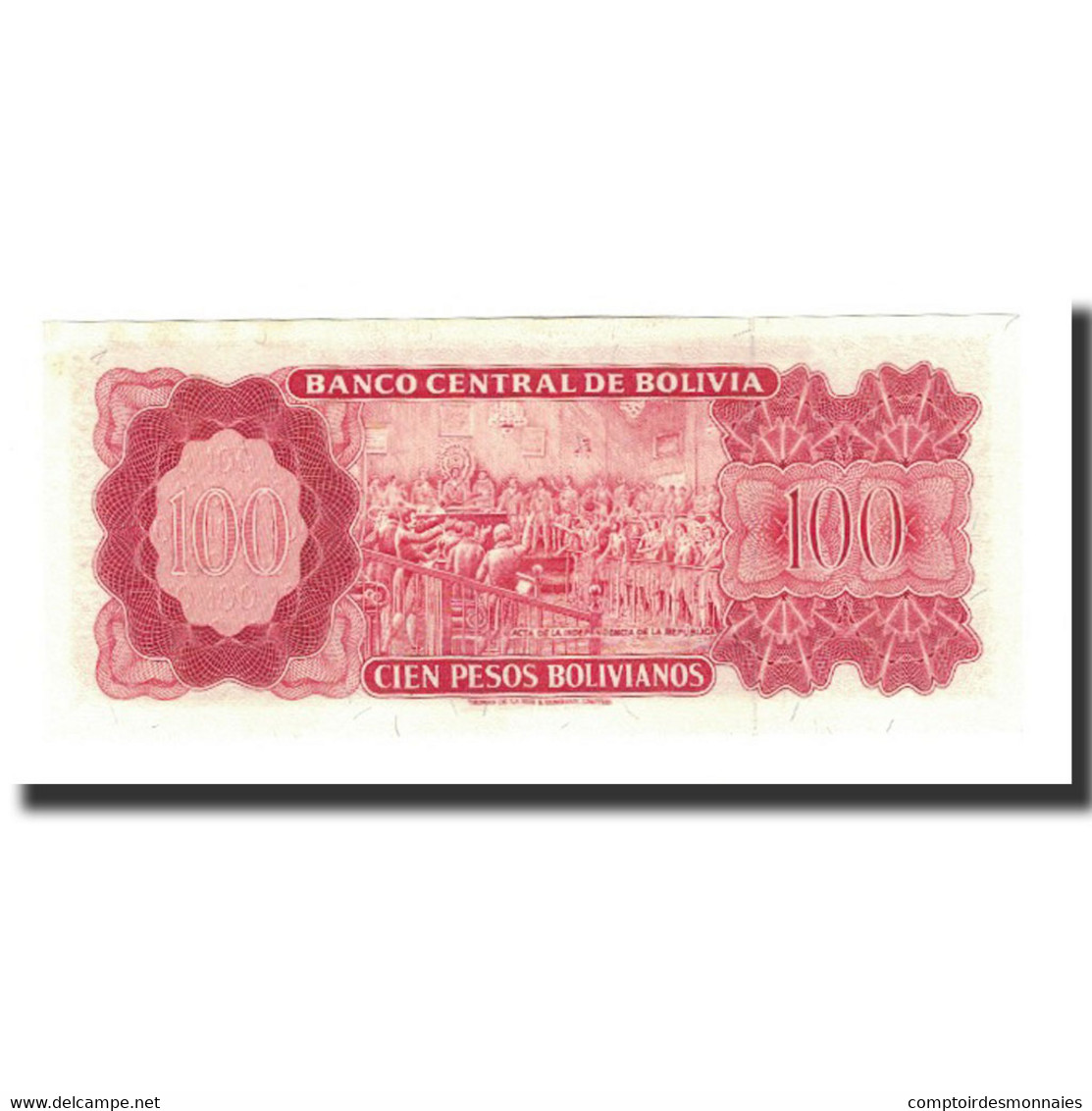 Billet, Bolivie, 100 Pesos Bolivianos, 1962-07-13, KM:164A, NEUF - Bolivien