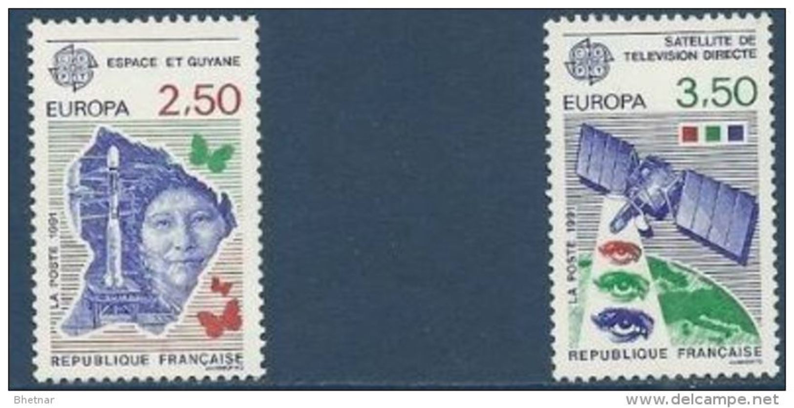 FR YT 2696 & 2697 " EUROPA " 1991 Neuf** - Neufs