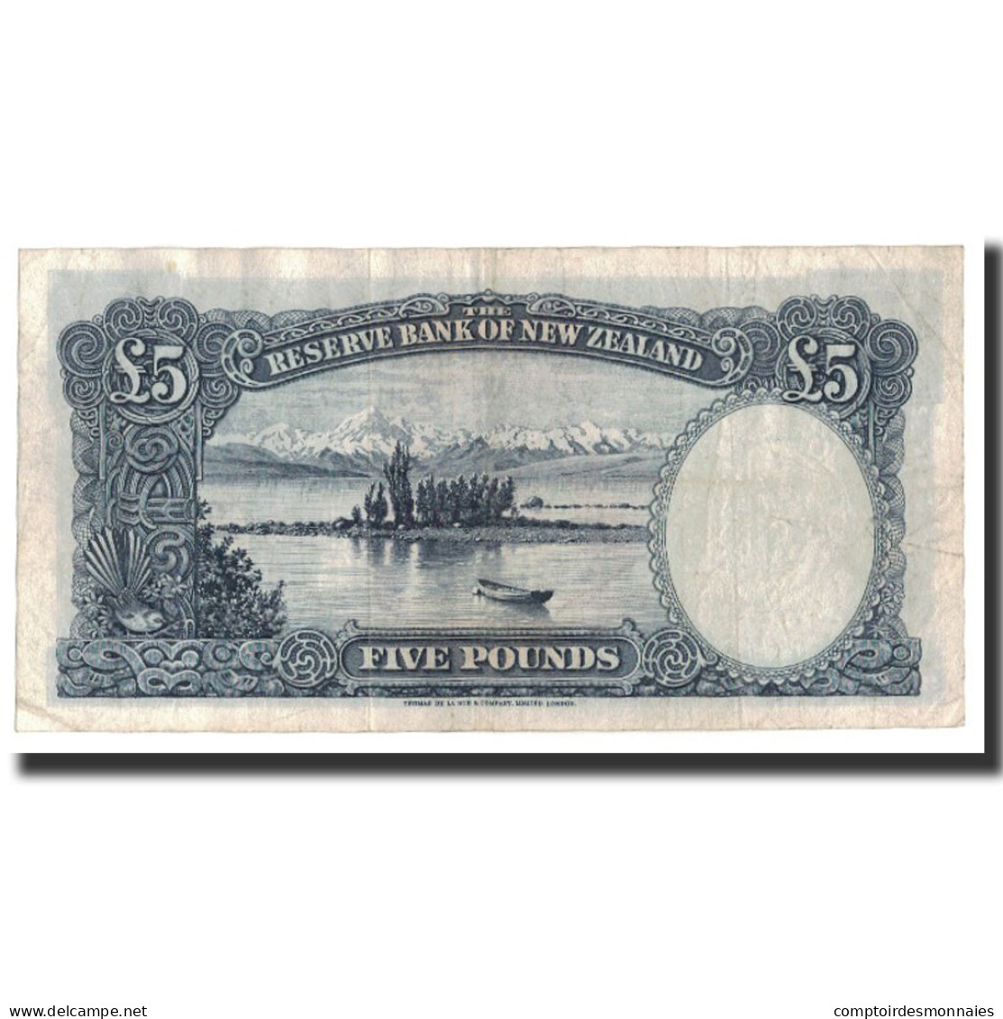 Billet, Nouvelle-Zélande, 5 Pounds, Undated 1940-1967, KM:160d, TTB - Neuseeland