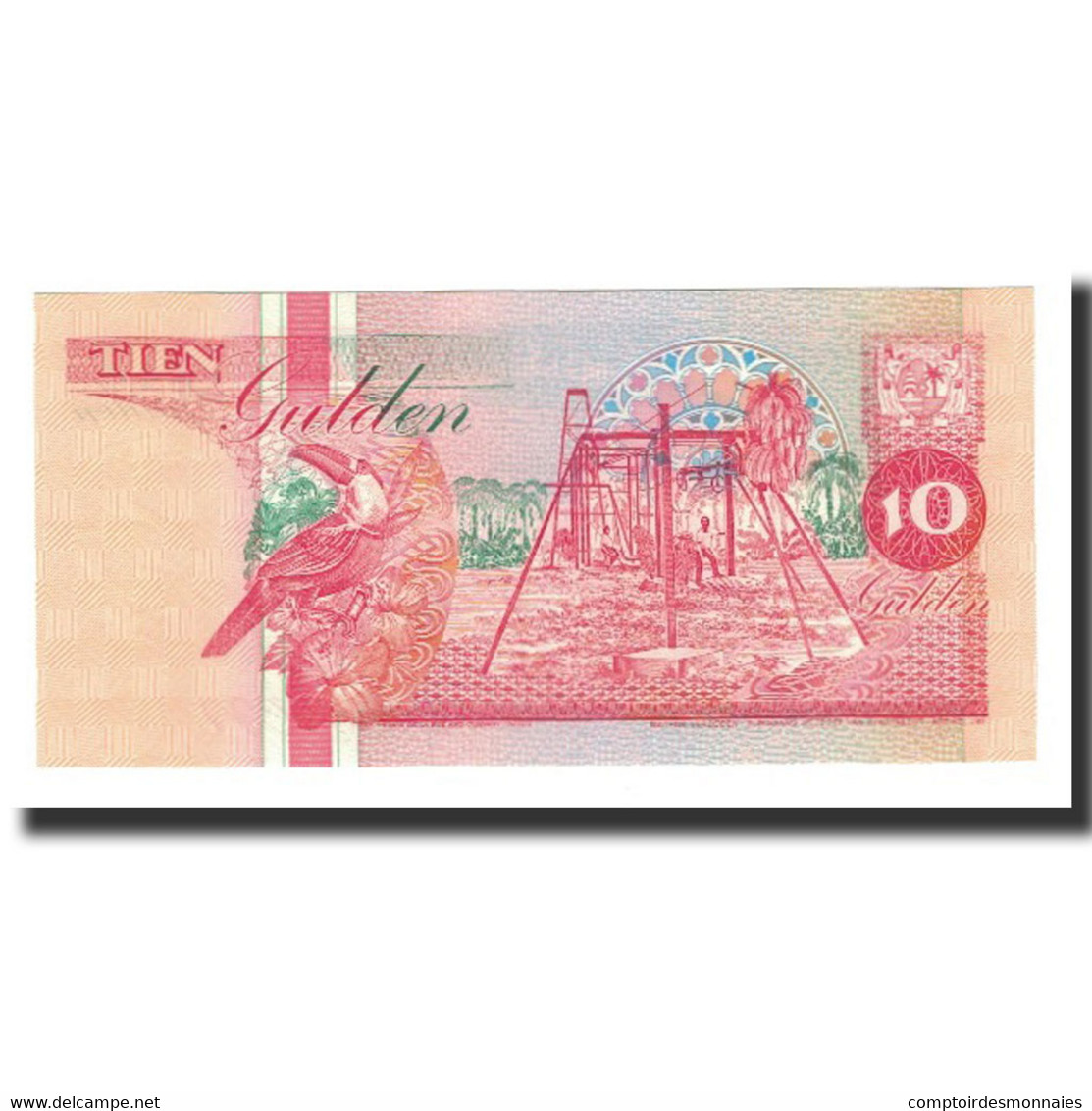 Billet, Surinam, 10 Gulden, 1991-07-09, KM:137a, NEUF - Surinam