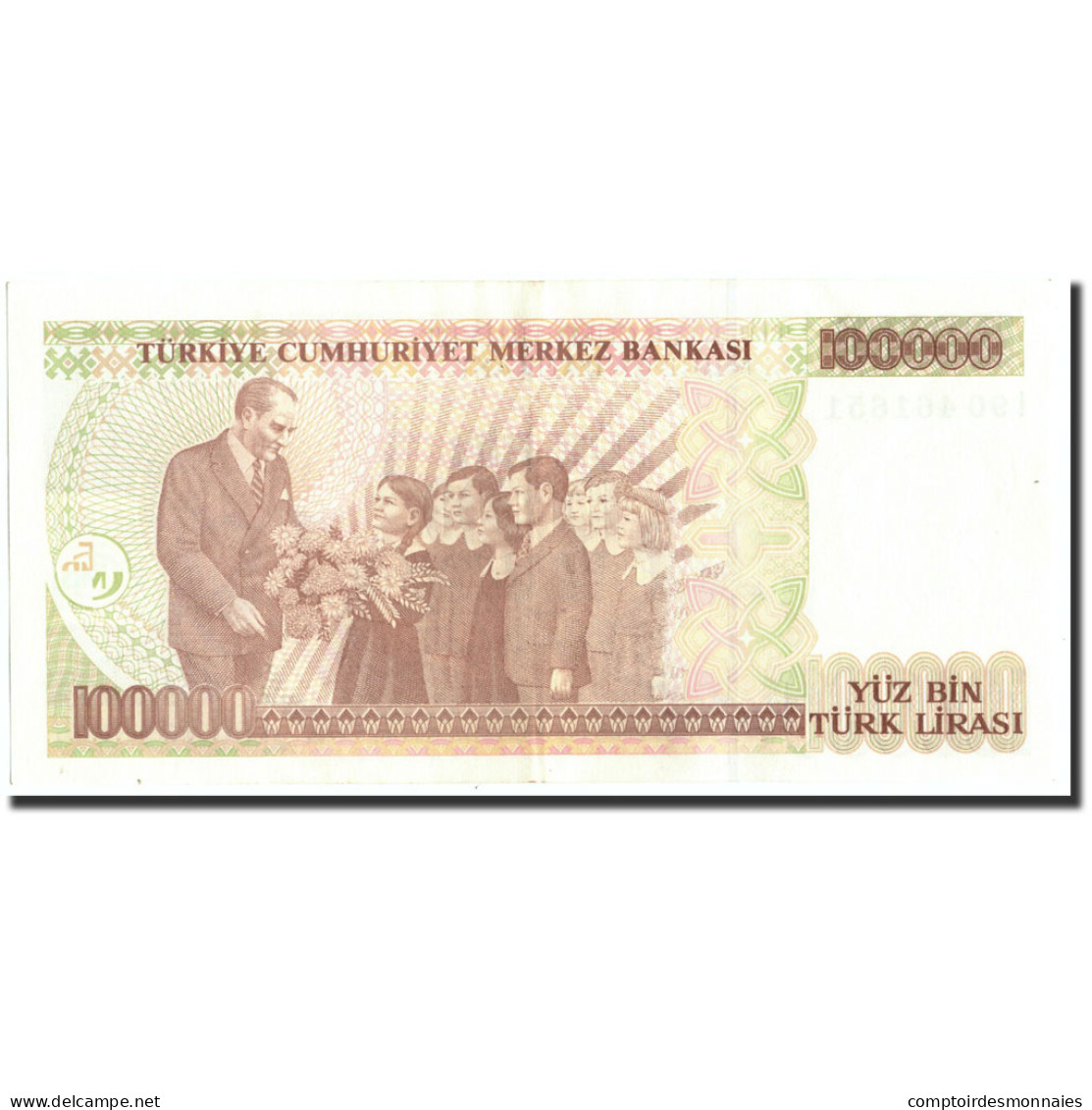 Billet, Turquie, 100,000 Lira, 1970, 1970, KM:205, SUP - Türkei