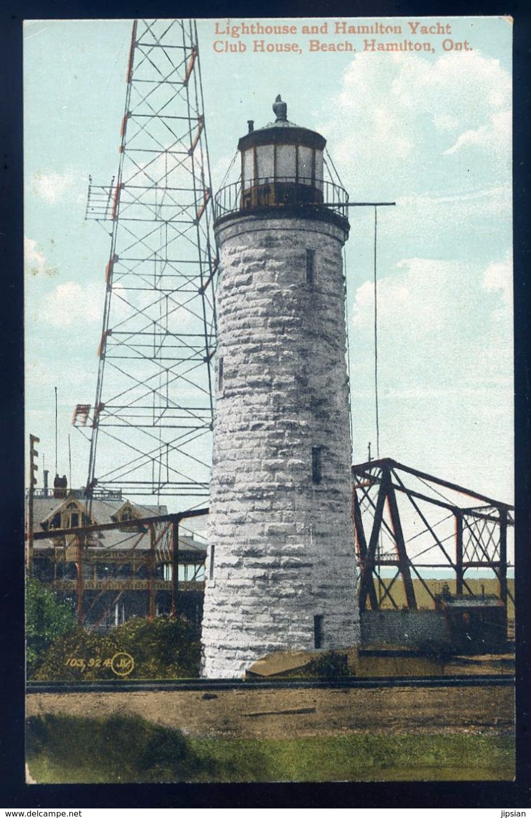Cpa Du Canada Ontario Lighthouse And Hamilton Yacht , Club House , Beach, Hamilton     Sep17-1 - Hamilton