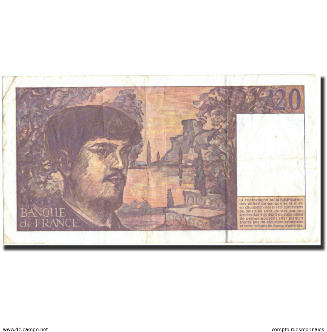 Billet, France, 20 Francs, 1997, 1997, TB, Fayette:66Bis.2, KM:151i - 20 F 1980-1997 ''Debussy''