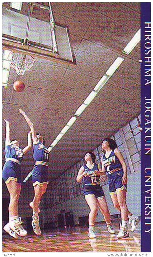 Télécarte Japon Sport * BASKETBALL (1008) Basket Ball * Japan Phonecard * Telefonkarte * - Sport