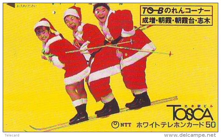 Télécarte Japon NOËL (2035) MERRY CHRISTMAS * Phonecard * Telefonkarte WEIHNACHTEN JAPAN * KERST NAVIDAD * NATALE - Noel