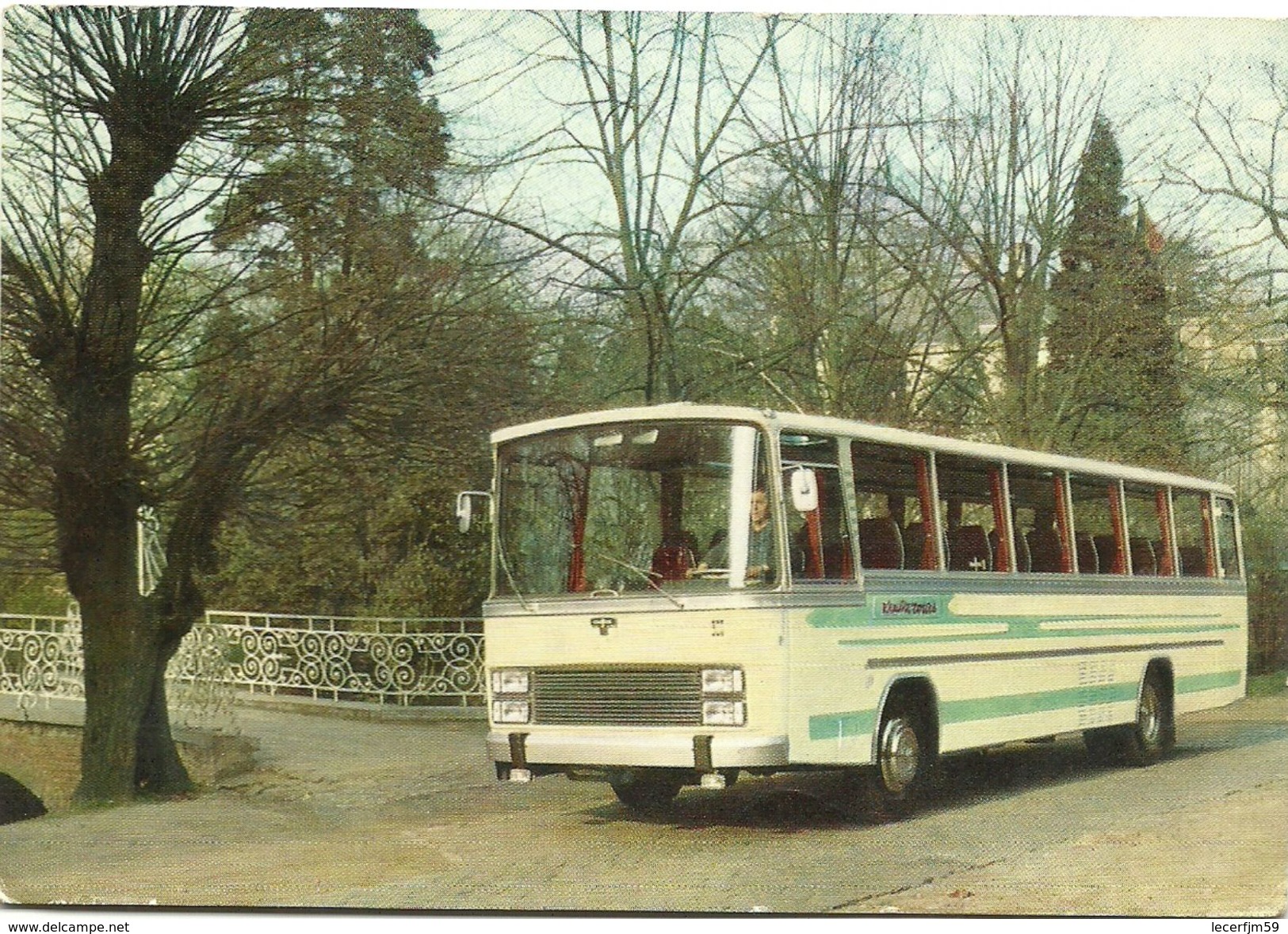 BELGIQUE KONINGSHOOIKT CARTE PUBLICITAIRE DES BUS AUTOCARS VAN HOOL 320 EN 1968 - Andere & Zonder Classificatie