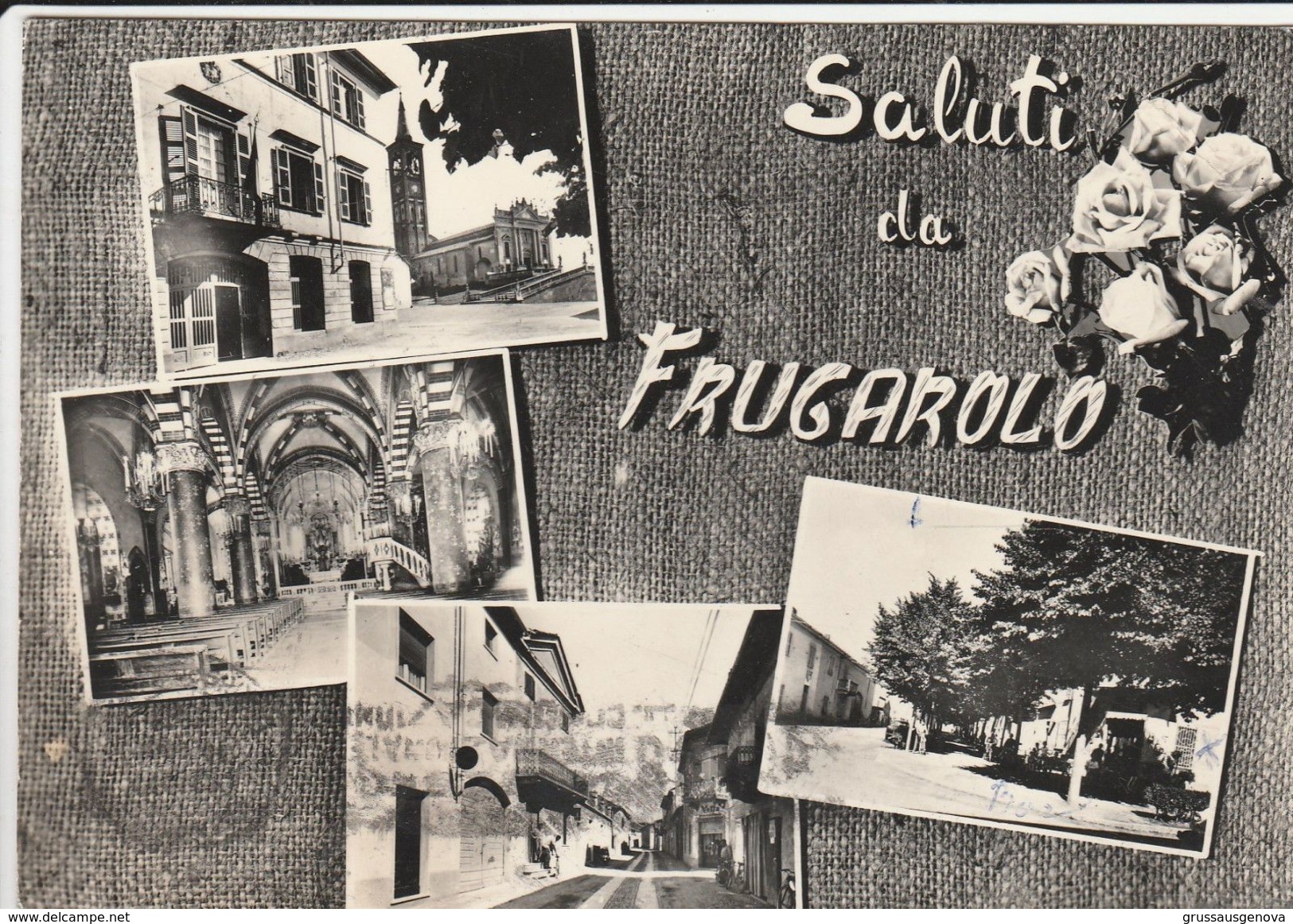 12922) ALESSANDRIA SALUTI DA FRUGAROLO VEDUTE VIAGGIATA 1961 VIA DEL CENTRO - Alessandria