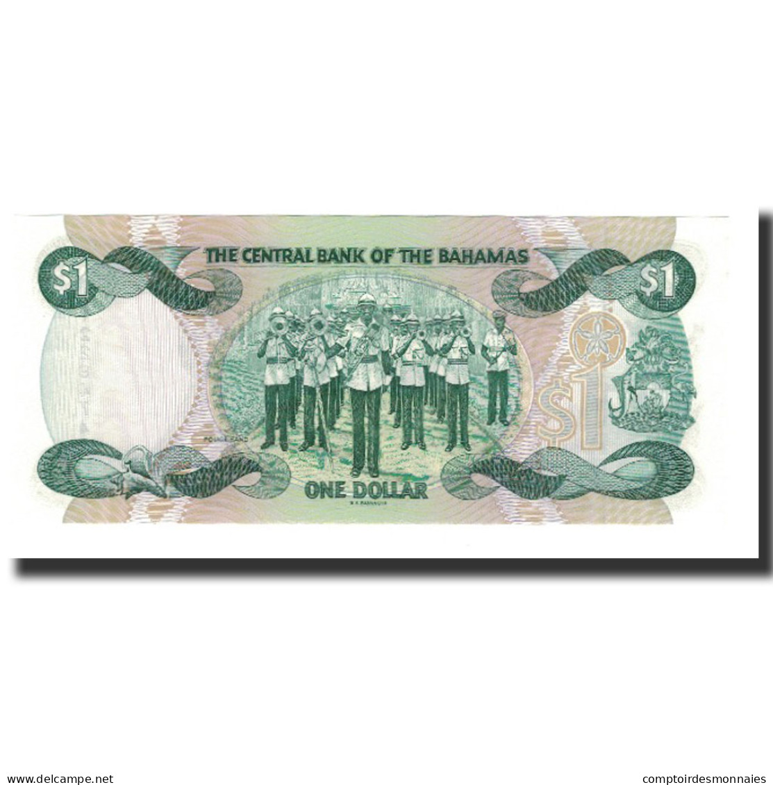 Billet, Bahamas, 1 Dollar, L.1974 (1984), KM:43b, NEUF - Bahamas