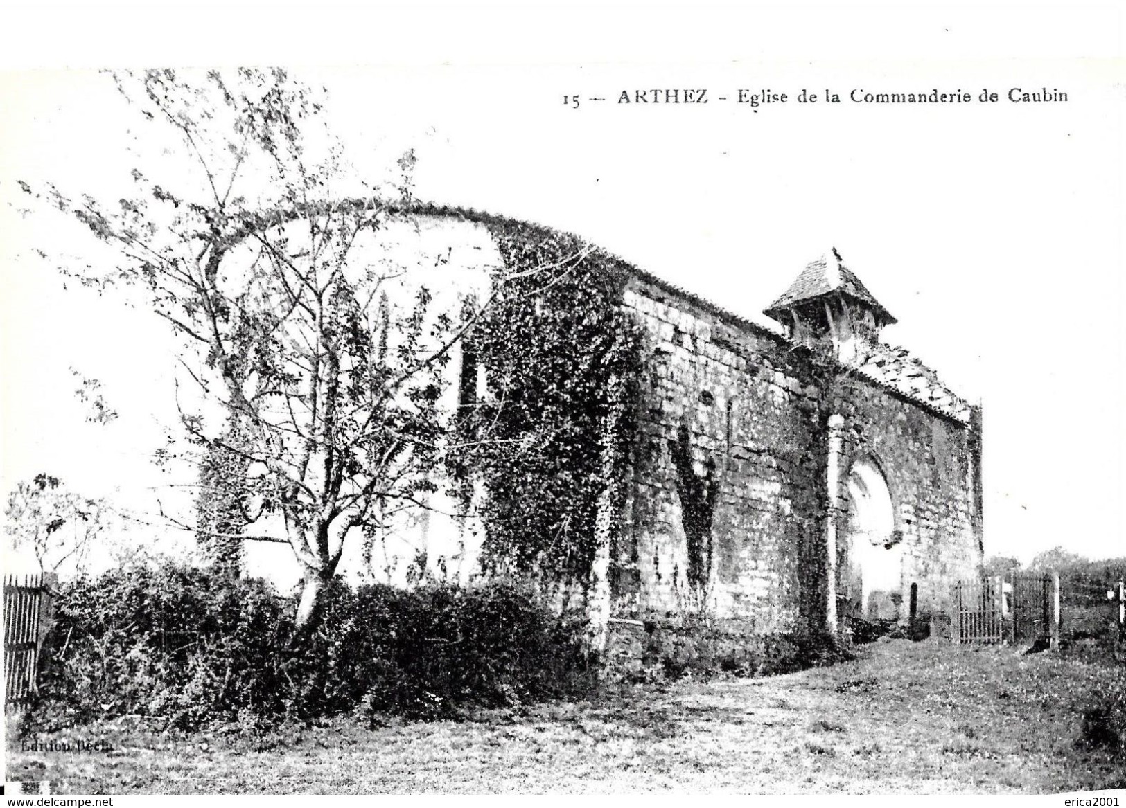 Arthez De Bearn. L'église De La Commanderie De Caubin. - Arthez De Bearn