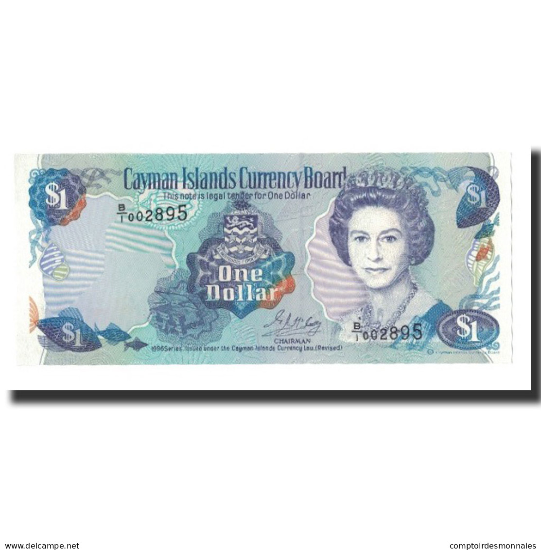 Billet, Îles Caïmans, 1 Dollar, 1996, KM:16a, NEUF - Kaaimaneilanden