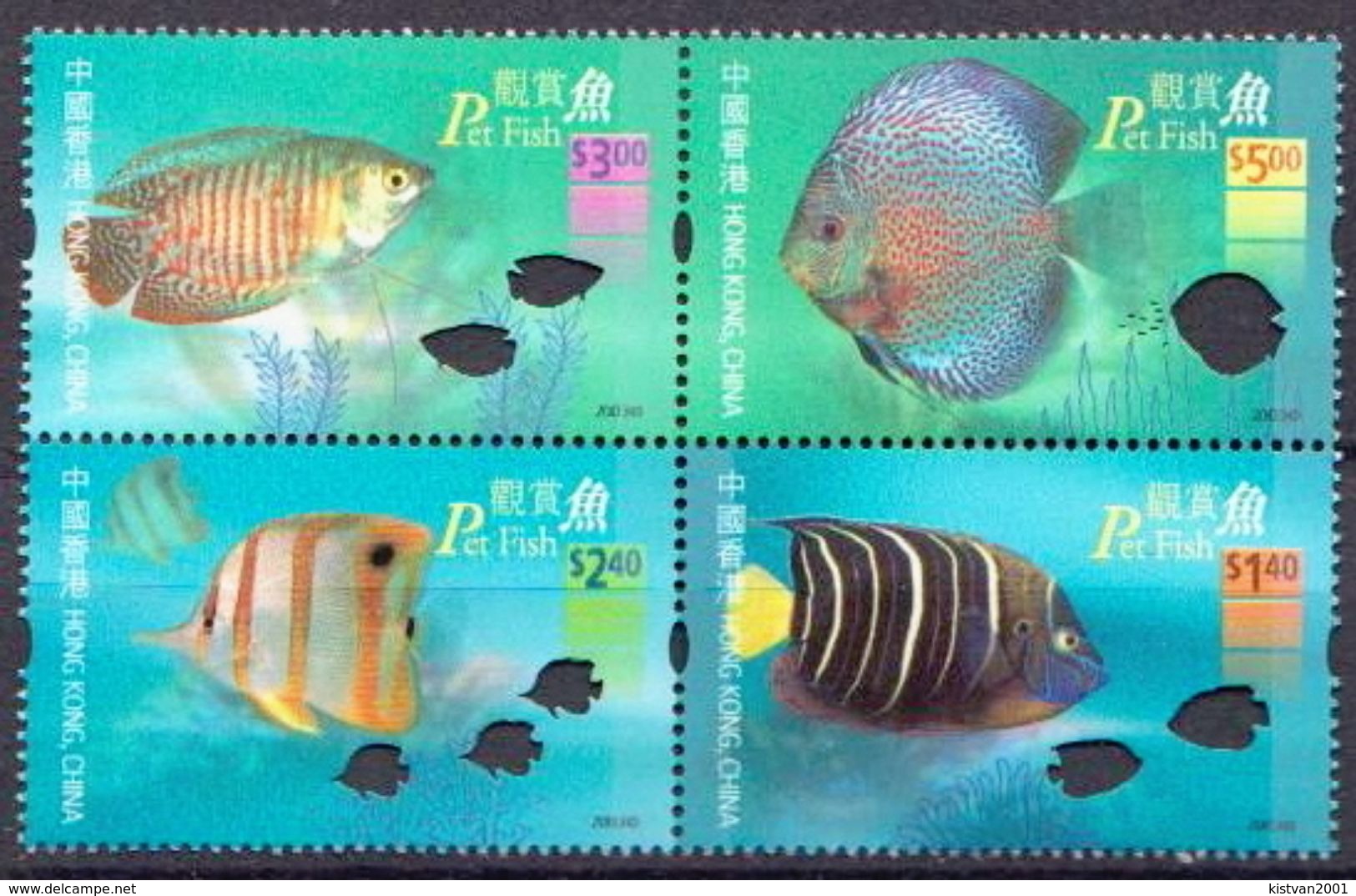 Hong Kong MNH Fishes Set - Peces