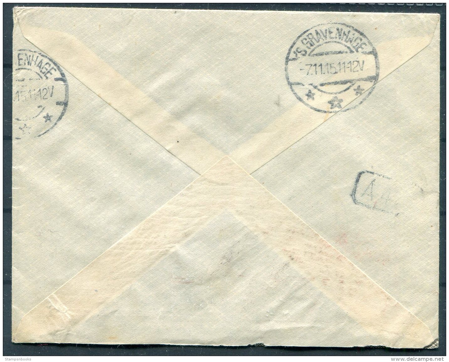 1915 South Africa, Conulaat General Der Nederlanden, Pretoria Censor Cover - Den Haag, Hague, Netherlands Diplomatic - Cartas