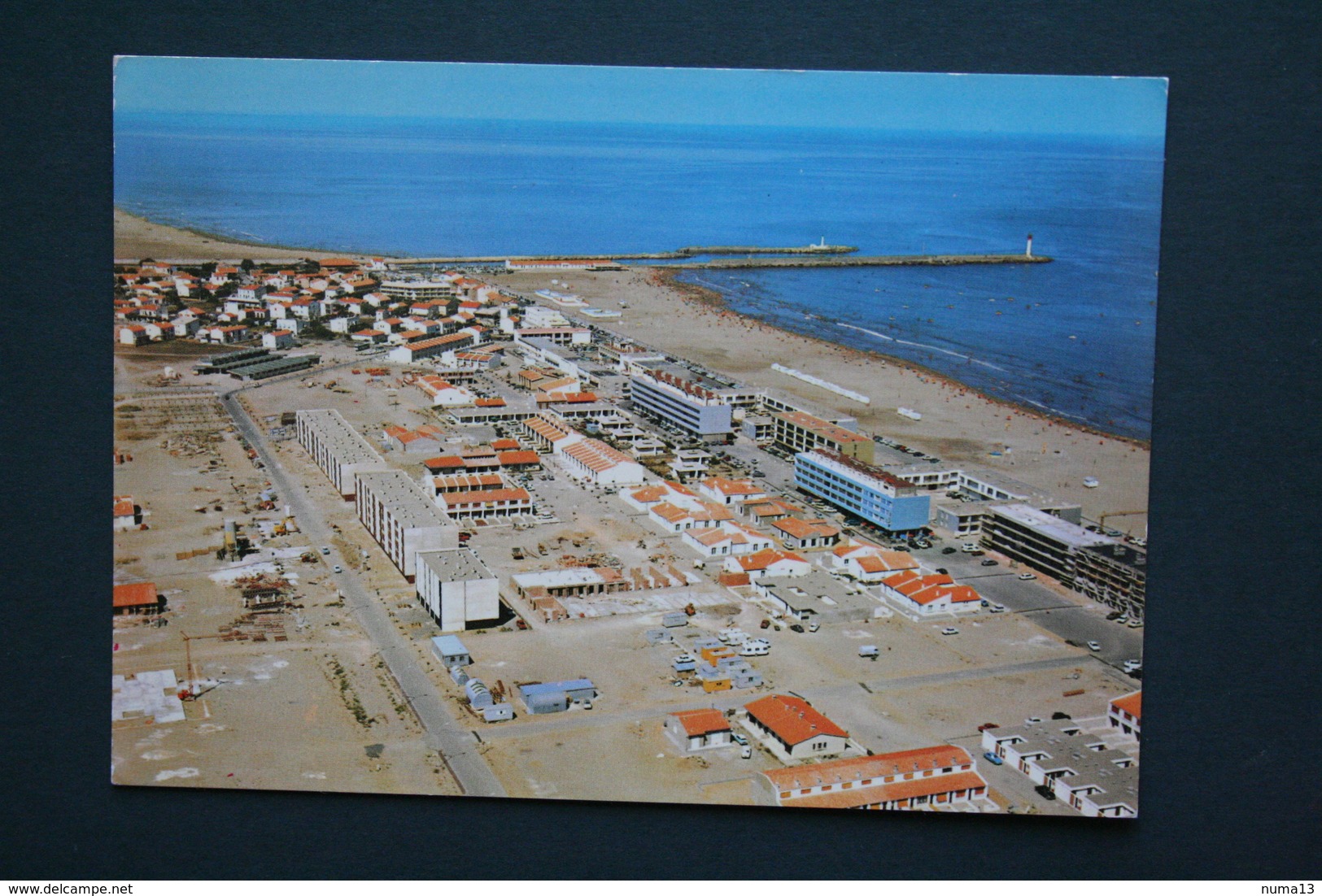 11 AUDE PORT LA NOUVELLE GOLFE DU LION VUE AERIENNE PLAGE PORT - Autres & Non Classés