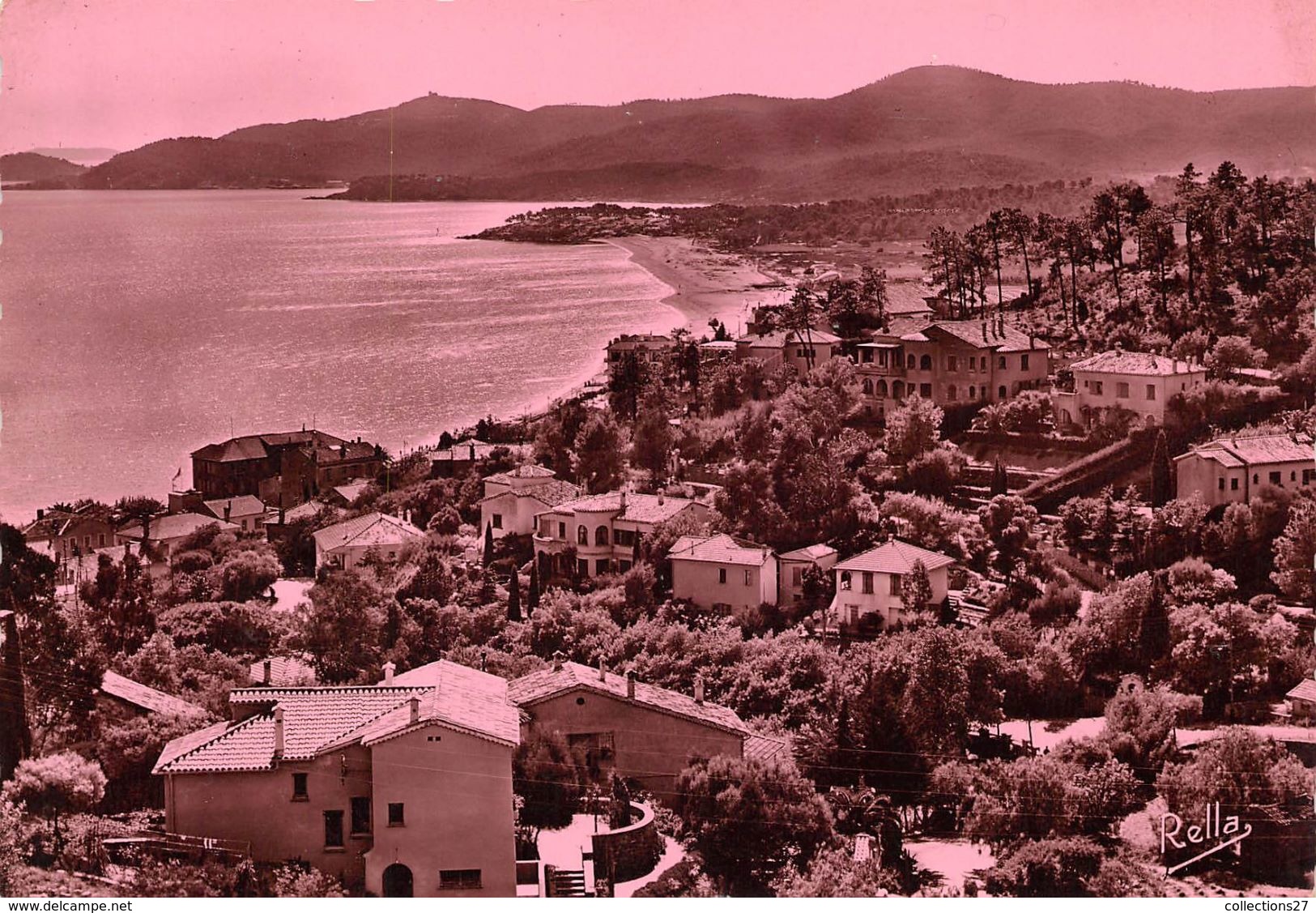 83-LE LAVANDOU- LES VILLAS , LA PLAGE ET LE RIVAGE JUSQU'AU CAP BENAT - Le Lavandou