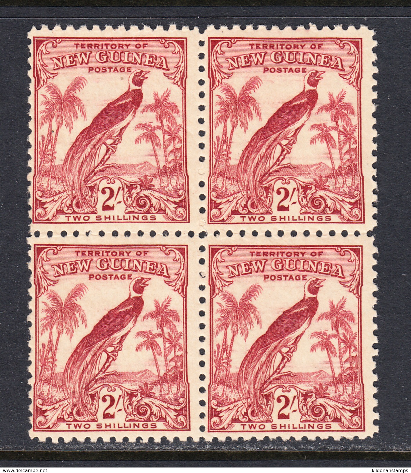 New Guinea 1932-34, Block, Mint No Hinge, See Notes, Sc# , SG 86 - Papua Nuova Guinea