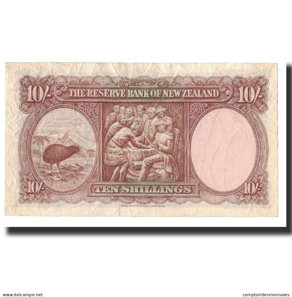 Billet, Nouvelle-Zélande, 10 Shillings, Undated 1940-1967, KM:158d, TTB+ - Nouvelle-Zélande