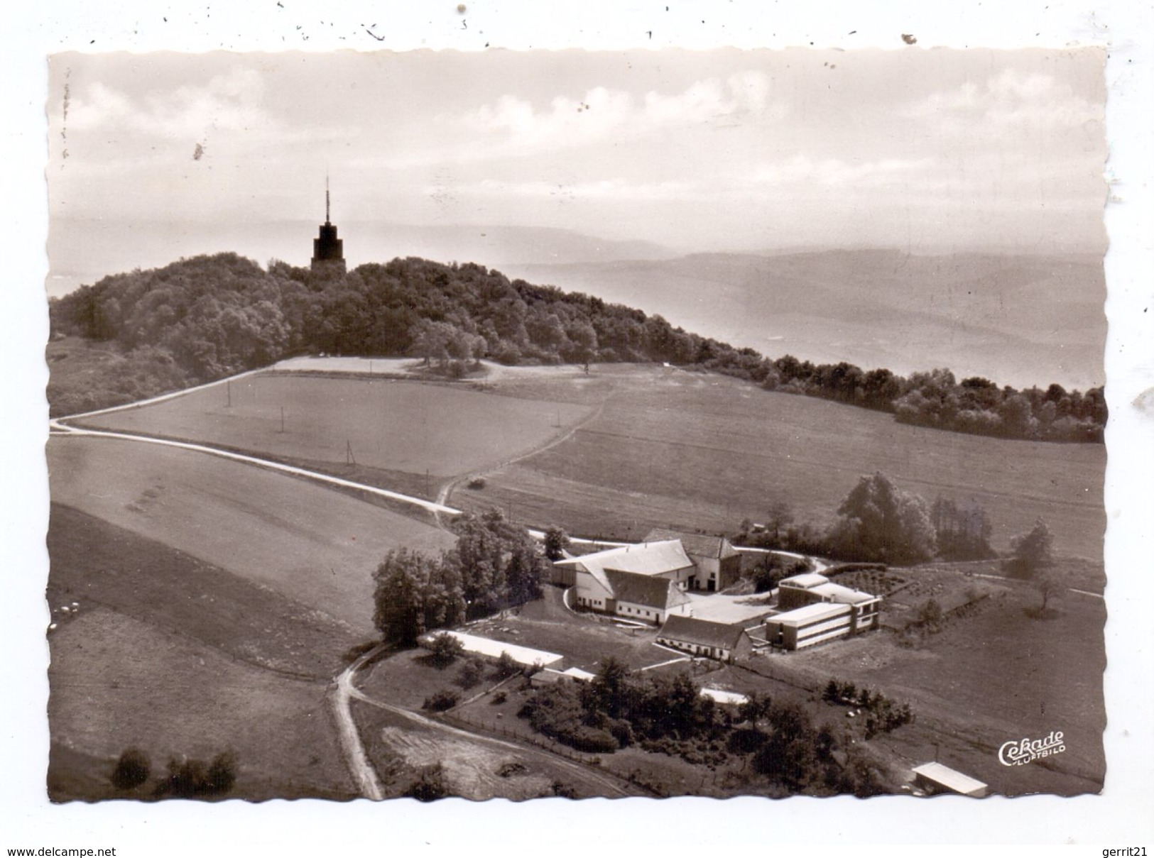 6695 THOLEY, Bildungsstätte Ländl. Jugend, Luftaufnahme, 1964 - Kreis Sankt Wendel