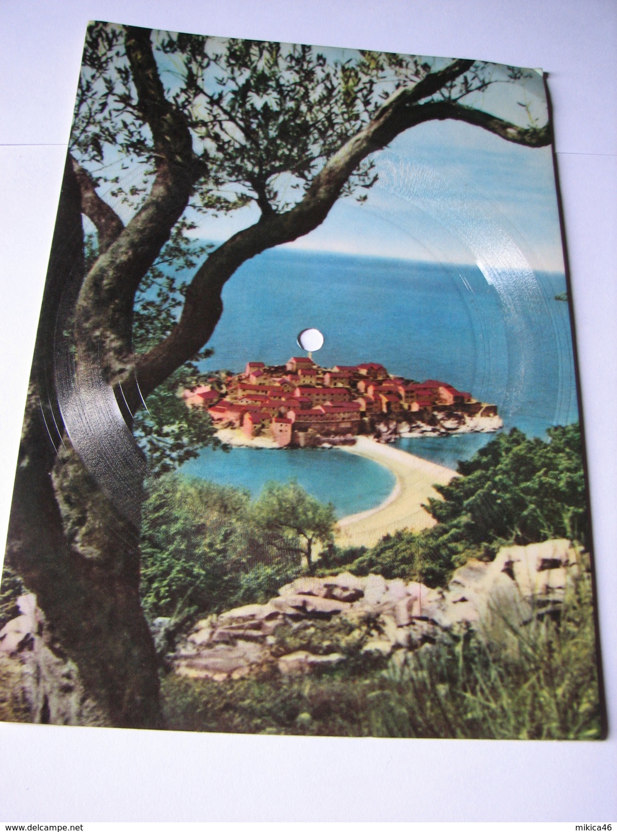 Singing Postcard 3, Sveti Stefan, Montenegro, Yugoslavia - Montenegro