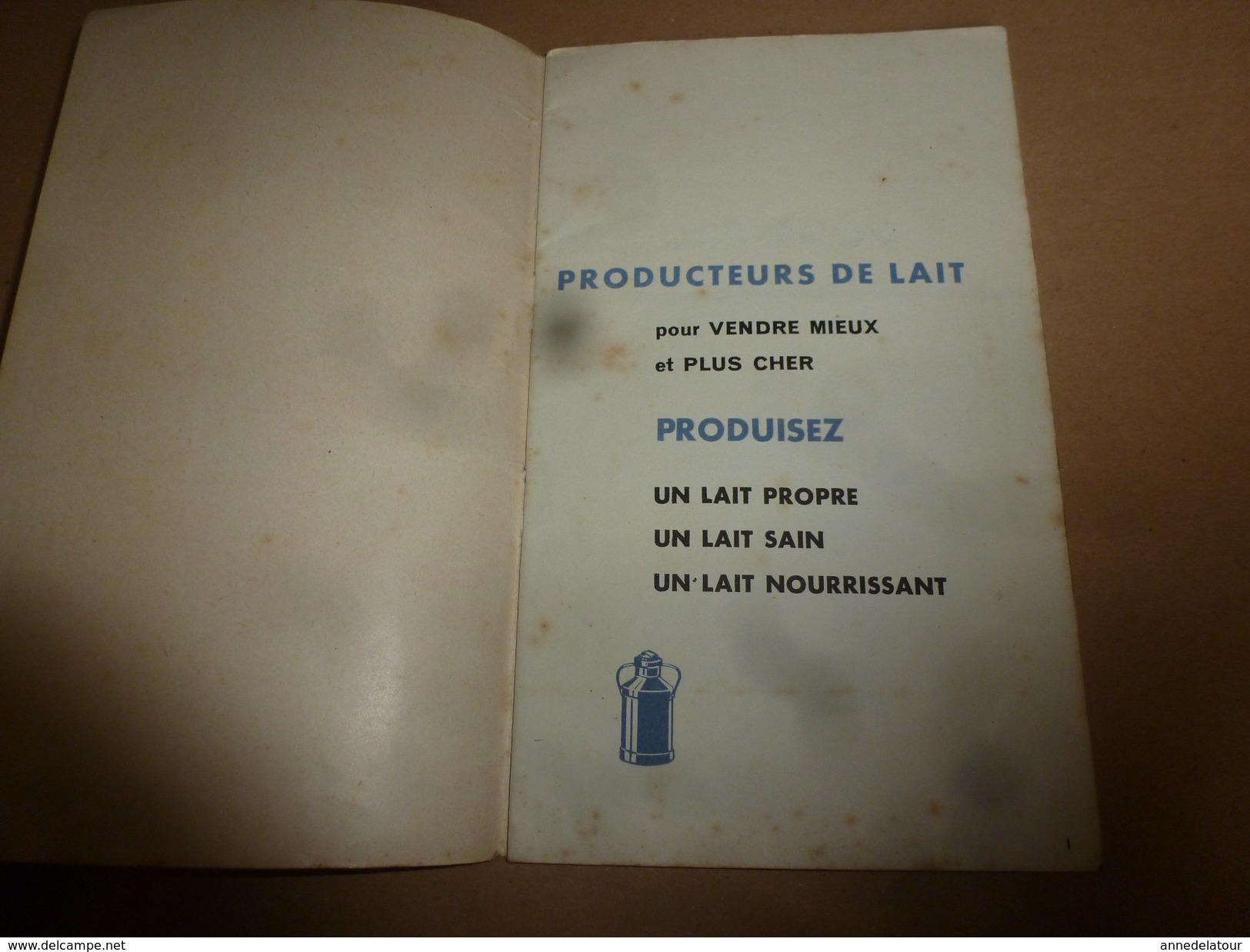 1957 Du Meilleur Lait Et Moins Cher (important Document )  Photographies De Roger Schall - Autres & Non Classés