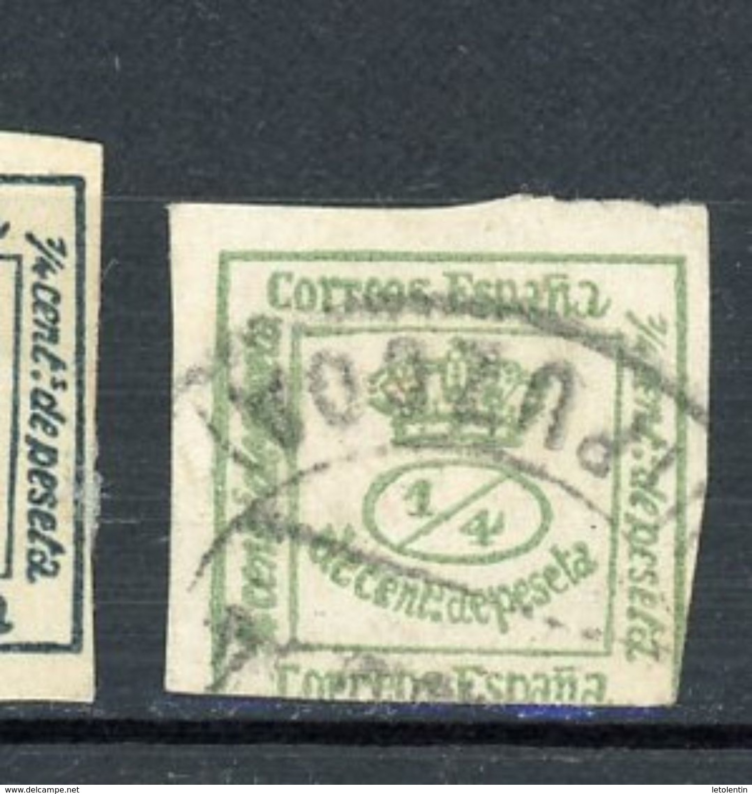 ESPAGNE - COURONNE N° Yvert 140b Obli. - Used Stamps