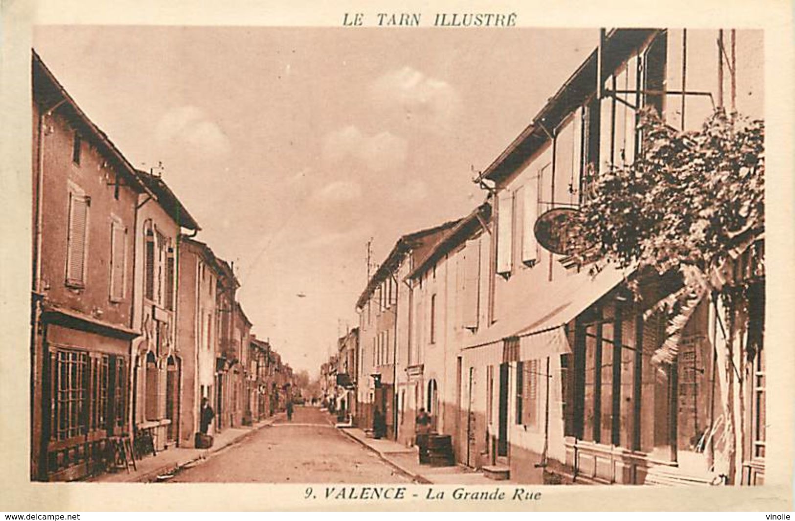 PIE 17-GAN-6112  : VALENCE LA GRANDE RUE - Valence D'Albigeois