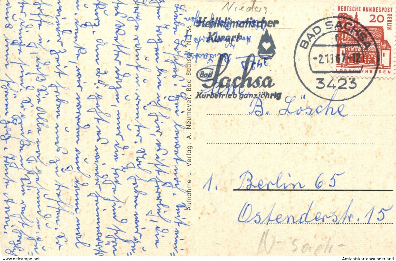 Bad Sachsa Mehrbildkarte 1967 (001370) - Bad Sachsa