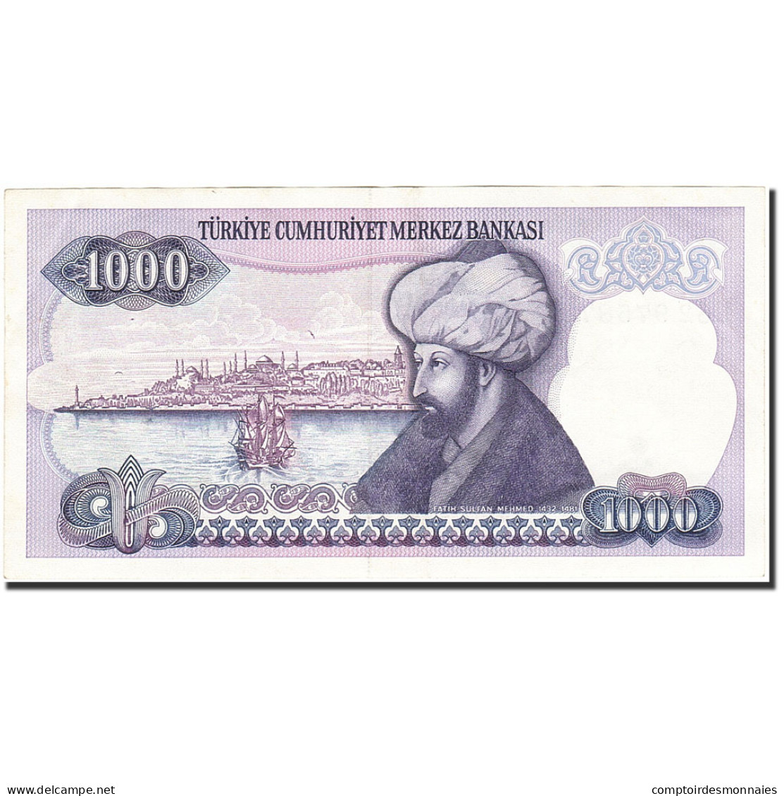 Billet, Turquie, 1000 Lira, 1984-1997, 1986, KM:196, SUP - Turquie