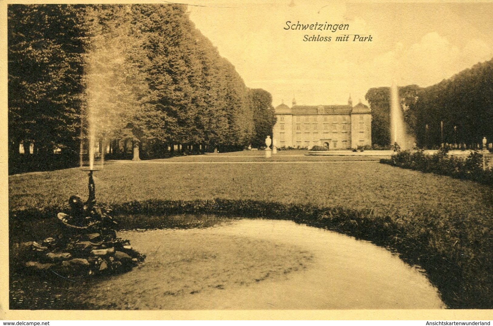 Schwetzingen - Schloss Mit Park (001375) - Schwetzingen