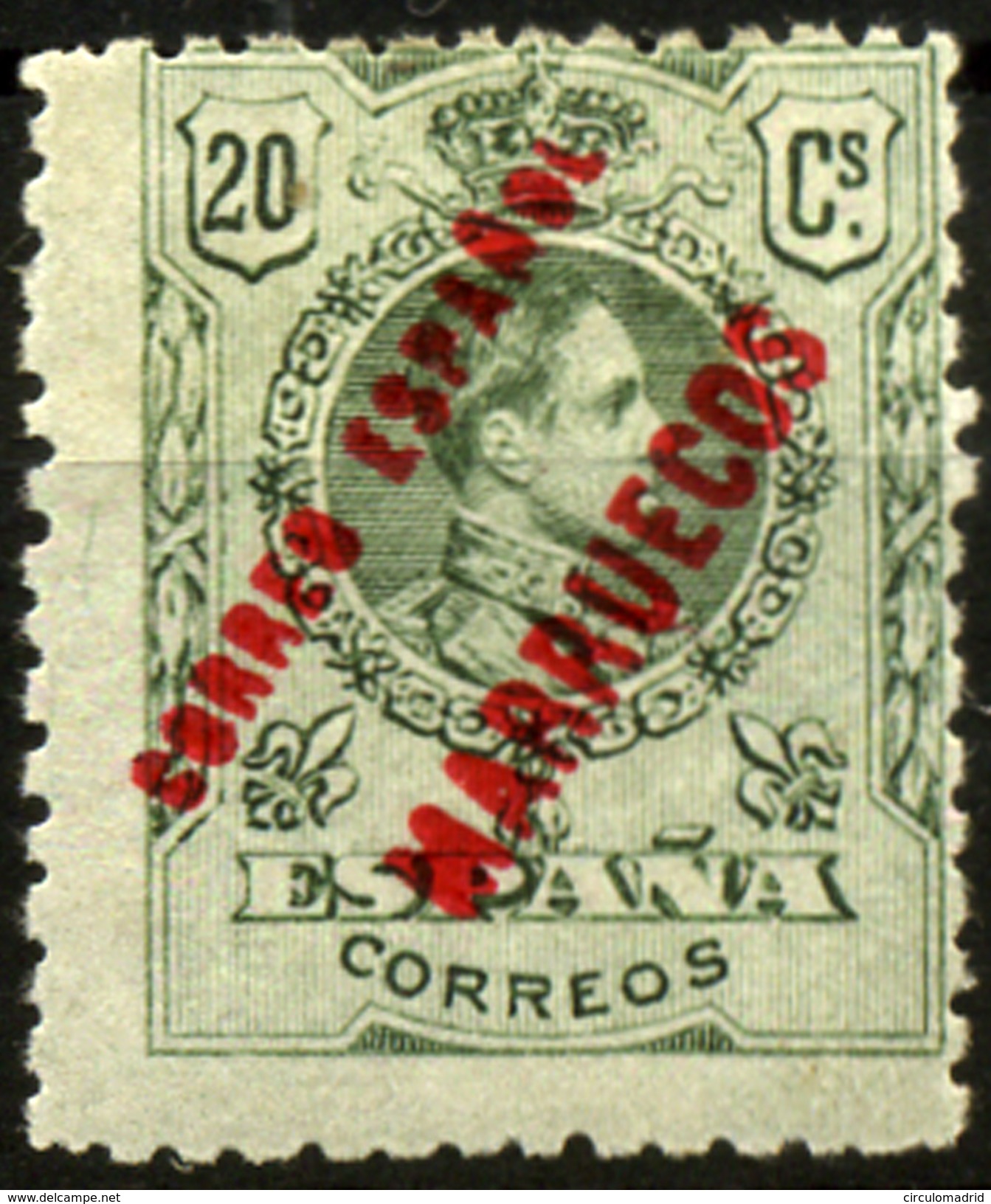 Tánger Nº 5. Año 1909-14 - Spanish Morocco