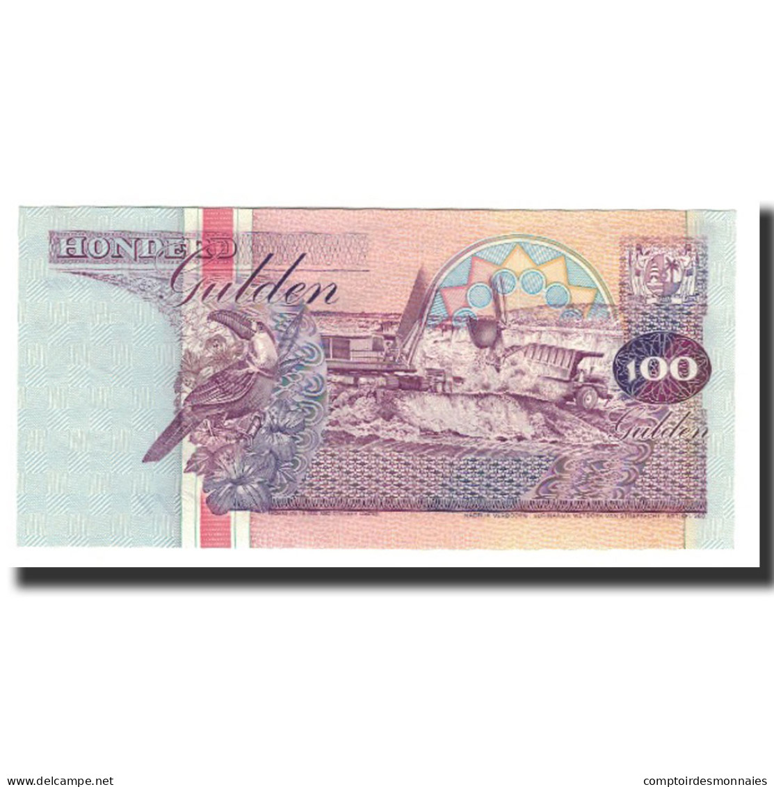 Billet, Surinam, 100 Gulden, 1991-07-09, KM:139a, NEUF - Suriname