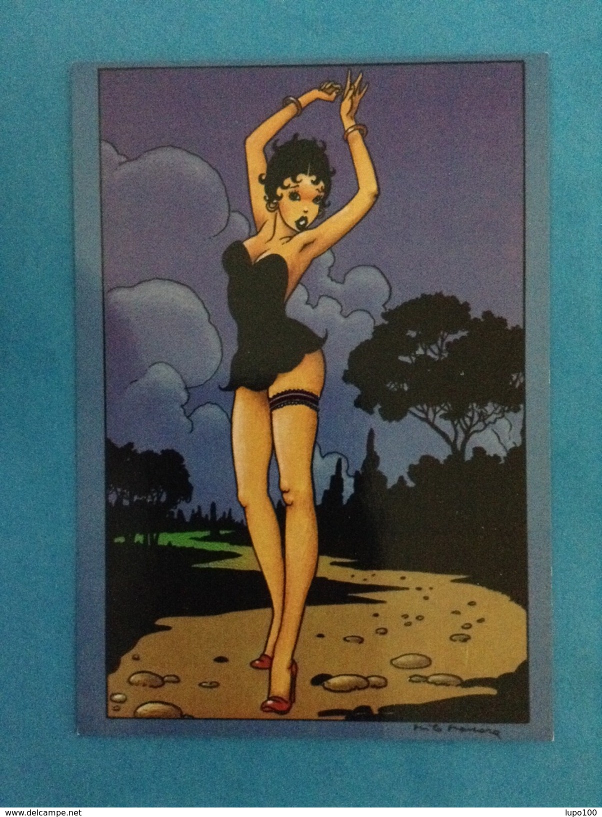 CARTOLINA FORMATO GRANDE NON VIAGGIATA - MILO MANARA LE DONNINE - Stripverhalen