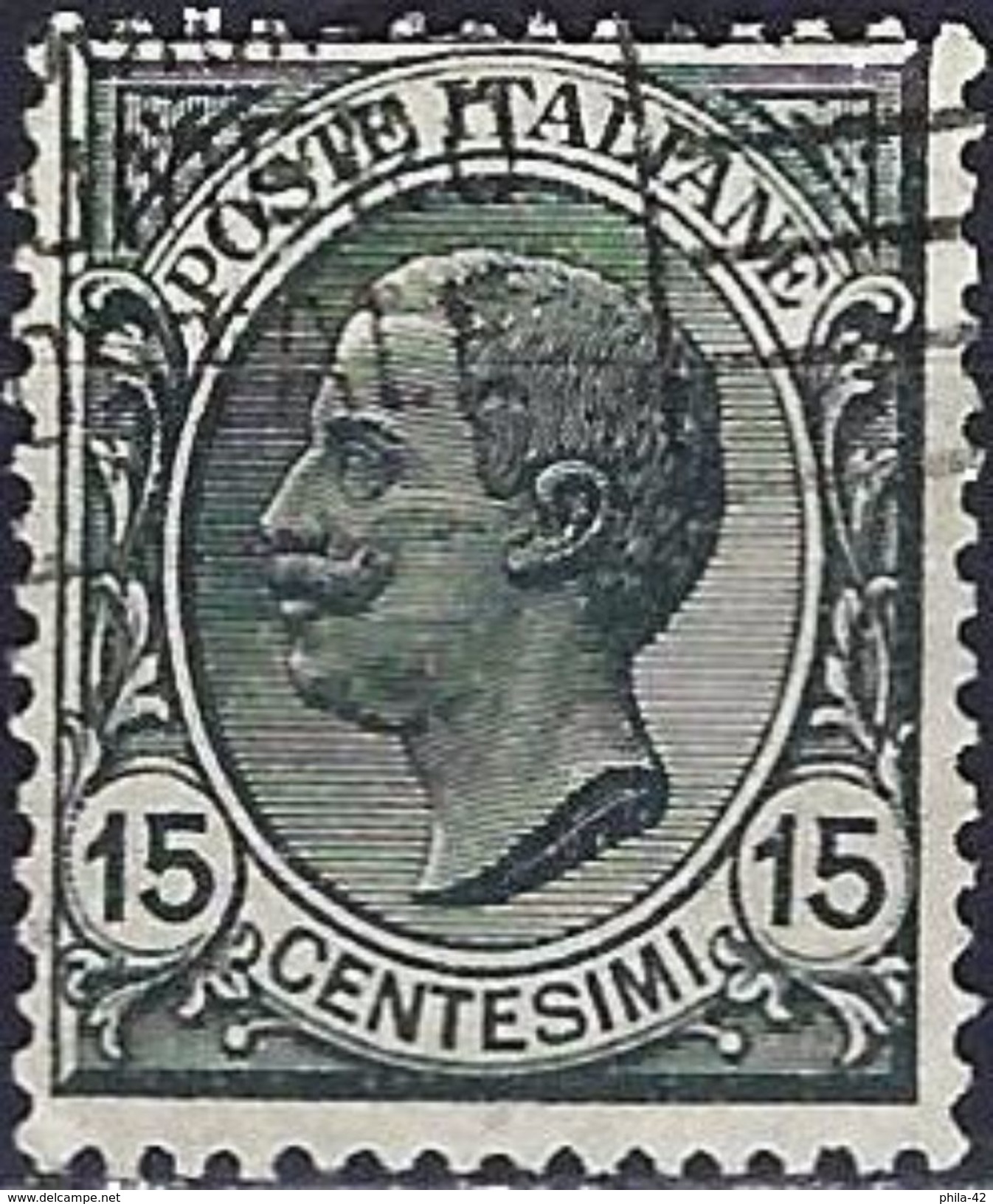 Italy 1919 - King Victor Emmanuel III ( Mi 130 - YT 104 ) - Usati