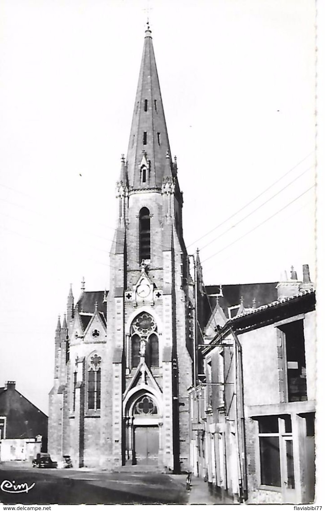 AIGREFEUILLE - ( 44 ) - L'eglise - ( C.P.S.M.- Pt-Ft- ) - Aigrefeuille-sur-Maine