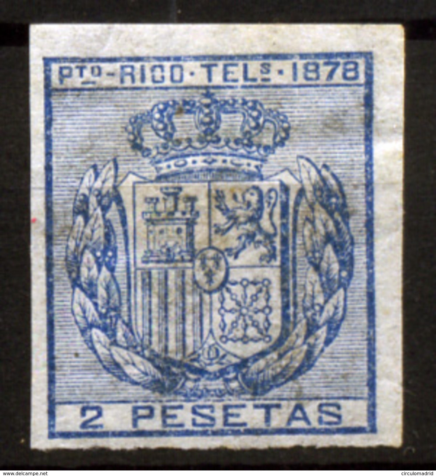 Puerto Rico (Telégrafos) Nº 17. Año 1878 - Puerto Rico