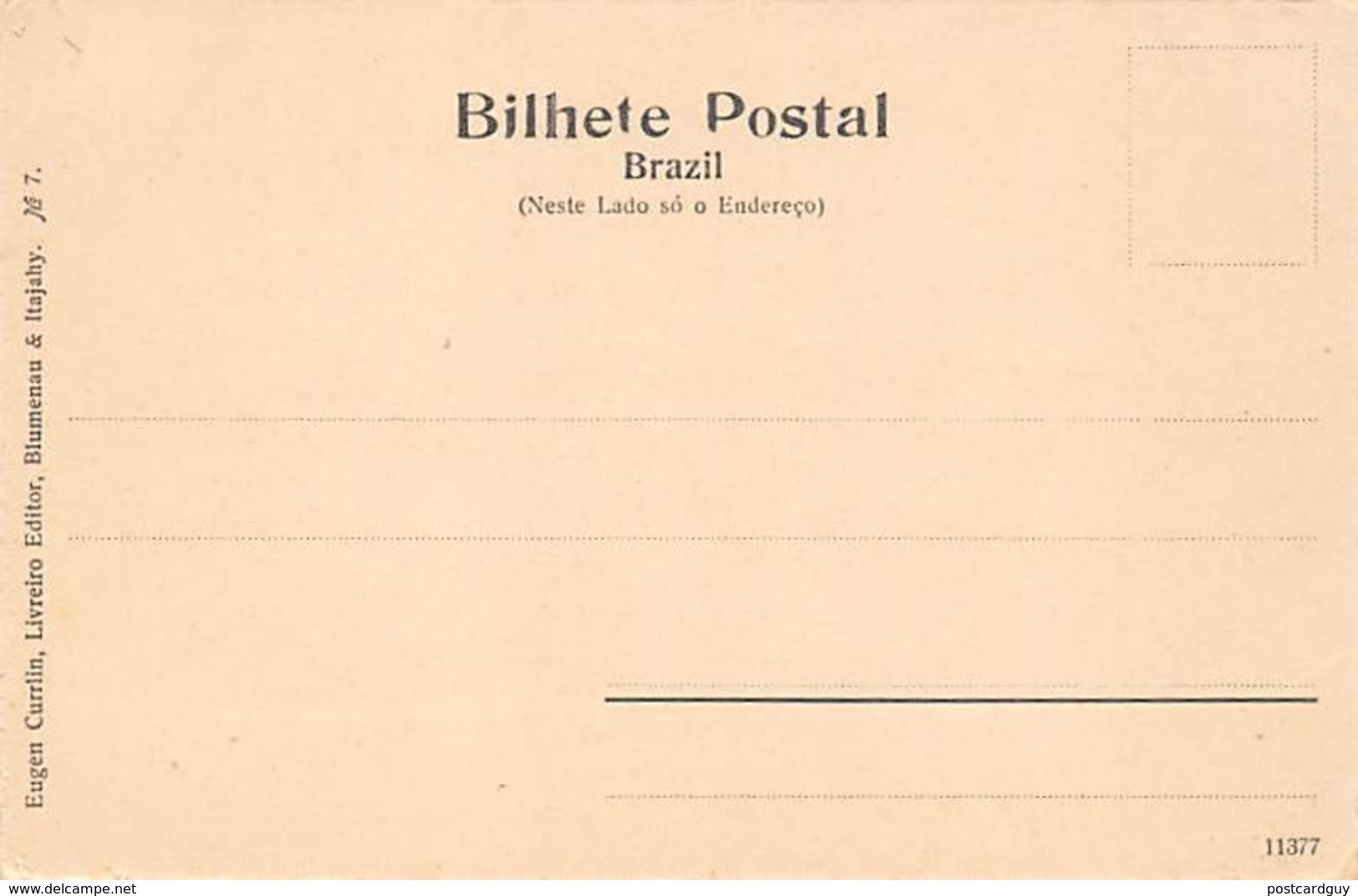 CPA - Itajahy Brazil - Early Postcard View - Other & Unclassified