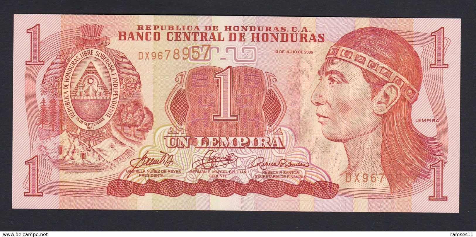 HONDURAS - 1 Lempira 2006 Unc - Honduras