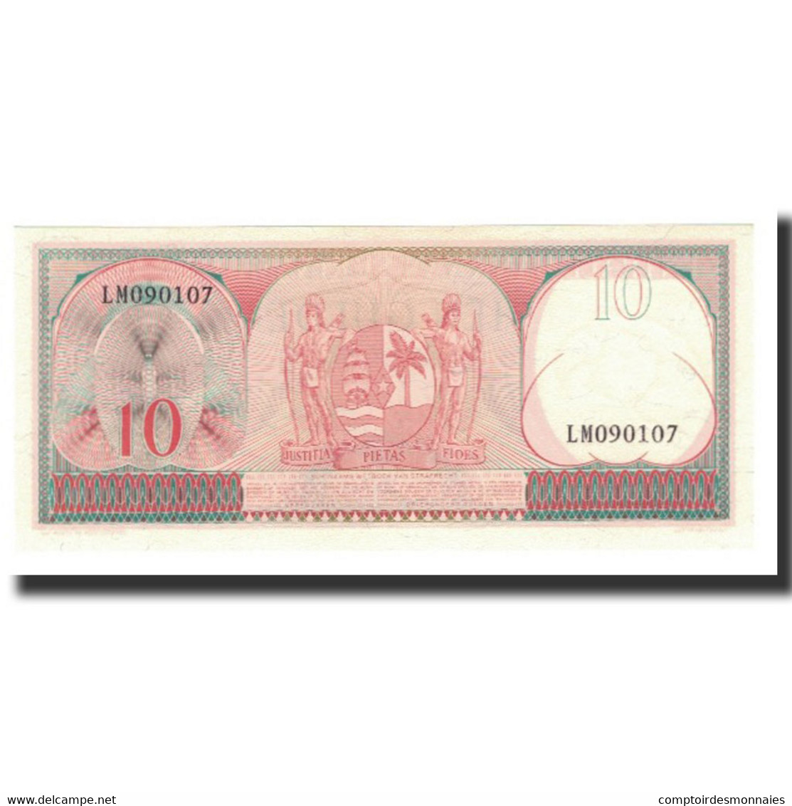 Billet, Surinam, 10 Gulden, 1963-09-01, KM:121, NEUF - Surinam