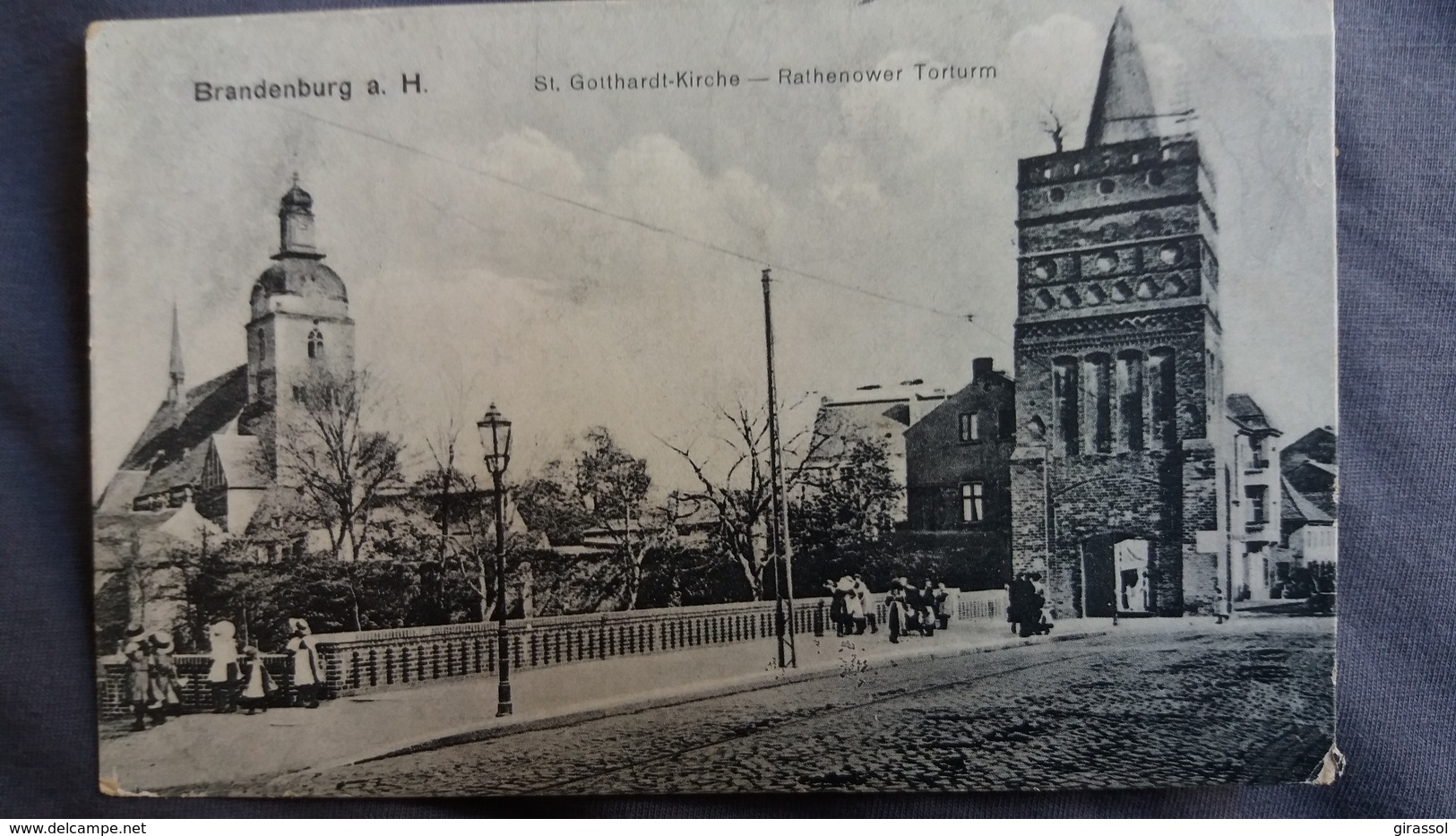 CPA BRANDENBURG ST GOTTHARDT KIRCHE RATHENOWER TORTUM - Brandenburg