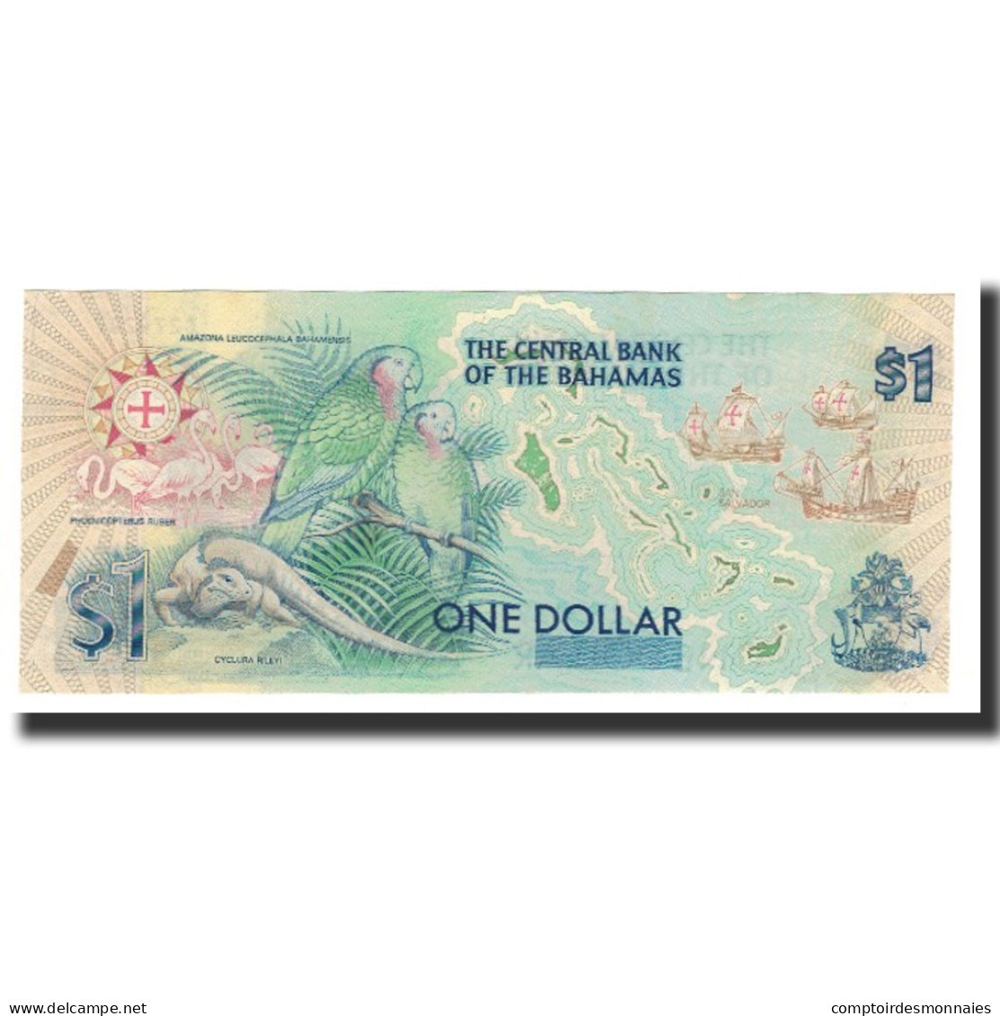Billet, Bahamas, 1 Dollar, Undated 1992, KM:50a, NEUF - Bahamas